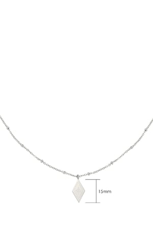 Necklace Sparkle On Argenté Acier inoxydable h5 Image3